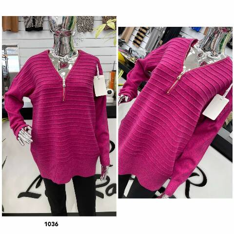 Sweter damskie 1036 Mix kolor XL/2XL-2XL/3XL