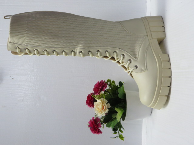 Kozaki Damskie JW171 BEIGE 36-41