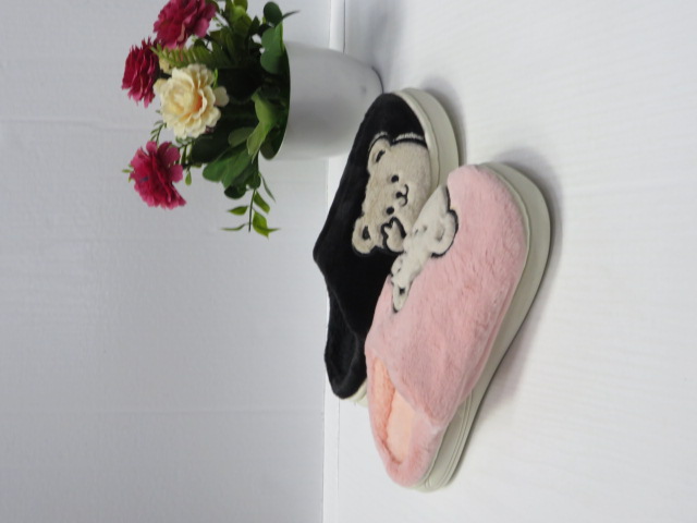 Kapcie Dziecięce FA-128 BLACK/PURPLE/KHAKI/PINK 30-35 2