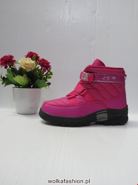 Botki Damskie D901 PLUM 36-41
