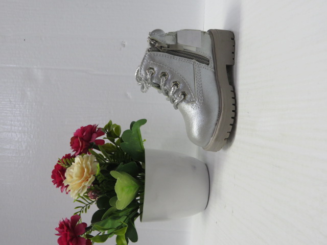 Botki Dziecięce 20306-1G SILVER 19-24 1