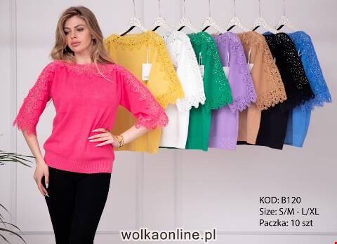 Sweter damskie B120 Mix kolor S/M-L/XL