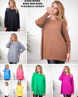 Sweter damskie B405 Mix kolor S/M-L/XL