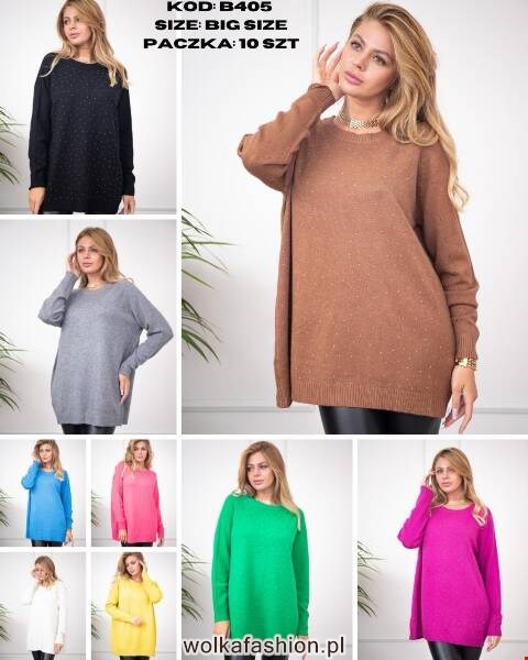 Sweter damskie B405 Mix kolor S/M-L/XL 1