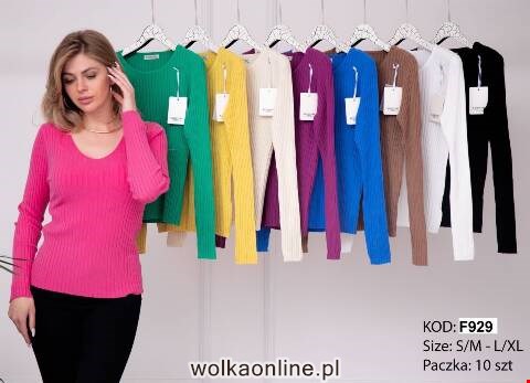 Sweter damskie F929 Mix kolor S/M-L/XL