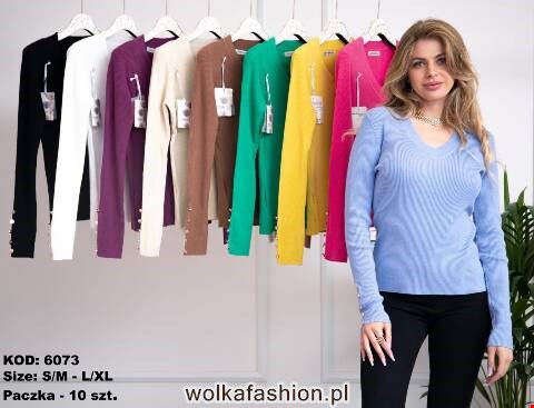 Sweter damskie 6073 Mix kolor S/M-L/XL 1