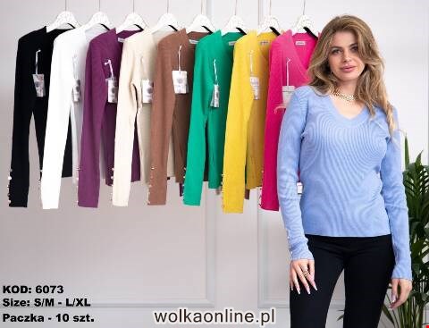 Sweter damskie 6073 Mix kolor S/M-L/XL