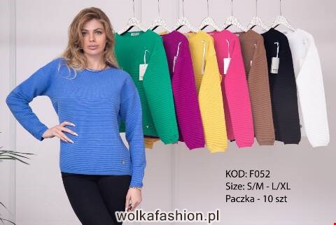 Sweter damskie F052 Mix kolor S/M-L/XL 1