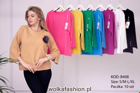 Sweter damskie B408 Mix kolor S/M-L/XL 1
