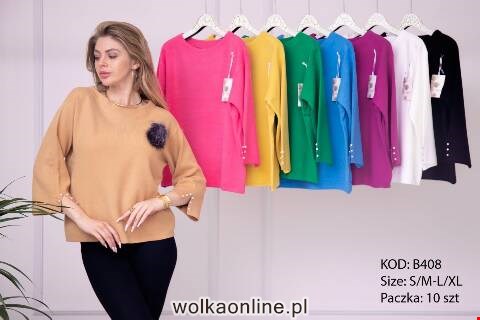 Sweter damskie B408 Mix kolor S/M-L/XL