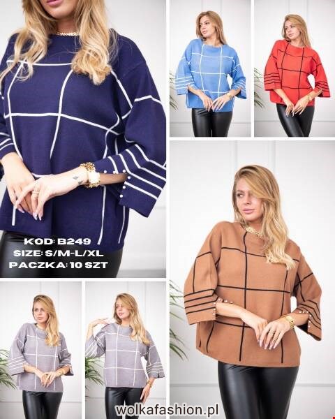 Sweter damskie B249 Mix kolor S/M-L/XL 1