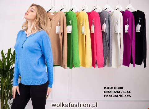 Sweter damskie B300 Mix kolor S/M-L/XL 1