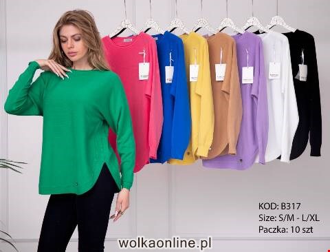 Sweter damskie B317 Mix kolor S/M-L/XL