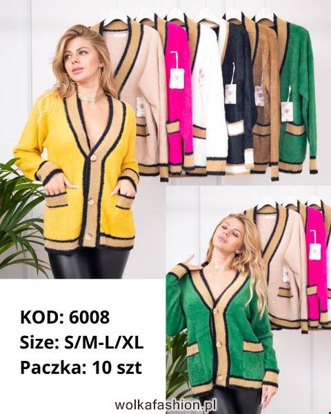 Sweter damskie 6008 Mix kolor S/M-L/XL