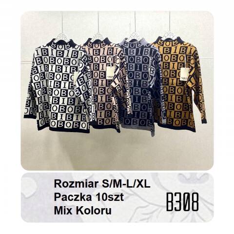 Sweter damskie B308 Mix kolor S/M-L/XL 1