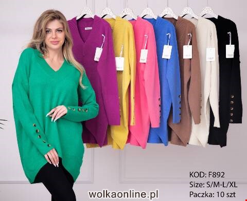 Sweter damskie F892 Mix kolor S/M-L/XL