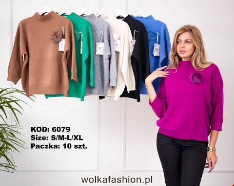 Sweter damskie 6079 Mix kolor S/M-L/XL