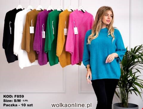 Sweter damskie F859 Mix kolor S/M-L/XL