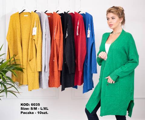 Narzutka damskie 6035 Mix kolor S/M-L/XL