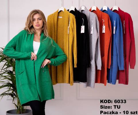 Narzutka damskie 6033 Mix kolor Standard