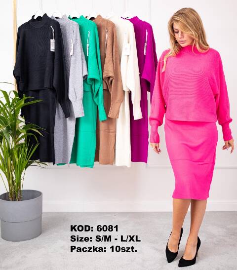 Komlet damskie 6081 Mix kolor S/M-L/XL 1