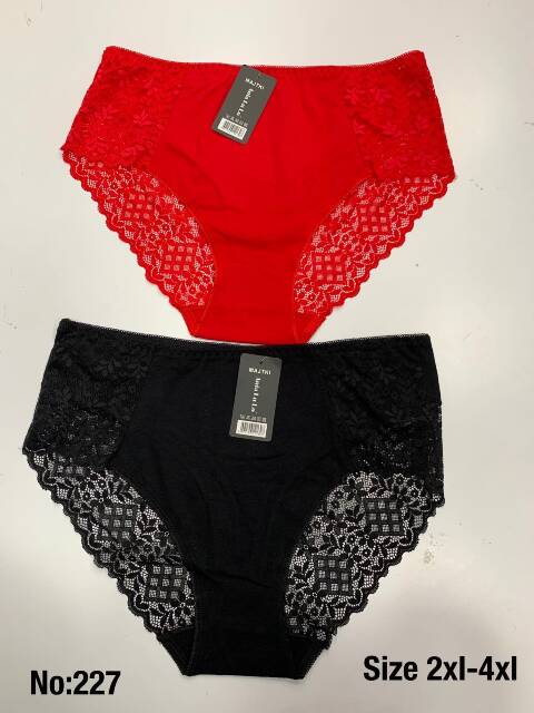 Majtki damskie 227 Mix kolor 2XL-4XL 1