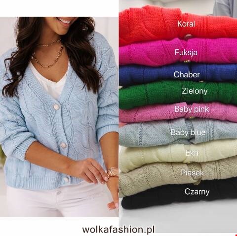 Sweter damskie 1032 Mix kolor Standard (Towar Tureckie)