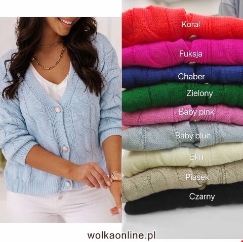 Sweter damskie 1032 Mix kolor Standard (Towar Tureckie)