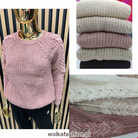Sweter damskie 1037 Mix kolor Standard (Towar Tureckie)