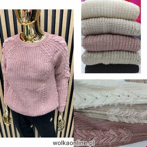 Sweter damskie 1037 Mix kolor Standard (Towar Tureckie)