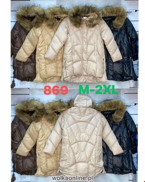 Kurtka zimowa damskie 869 1 kolor M-2XL