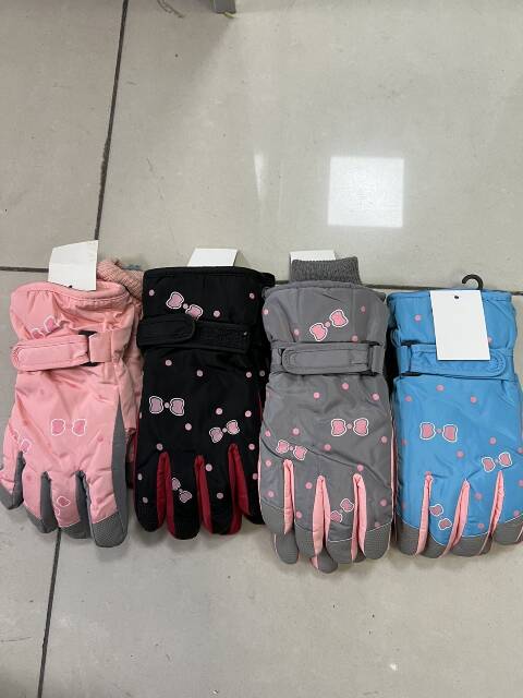 Rękawice Narciarskie Dziecięce 1096 Mix kolor Standard 1