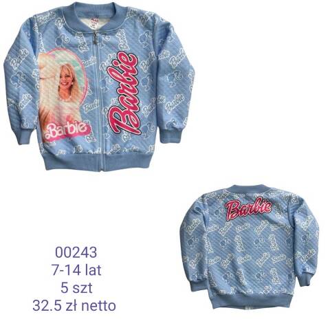 Bluza dziewczęca 00243 1 kolor 7-14 (Towar Tureckie) 1