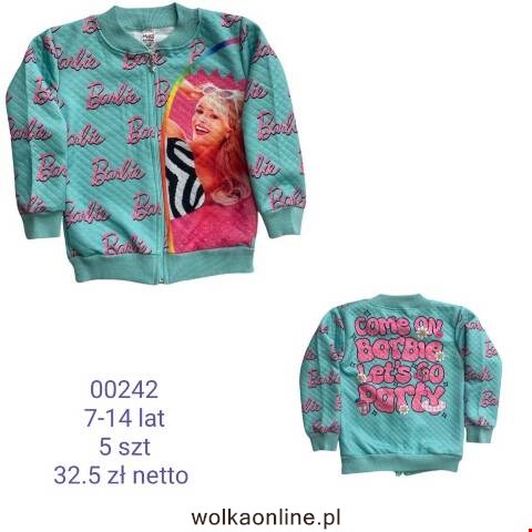 Bluza dziewczęca 00242 1 kolor 7-14 (Towar Tureckie)