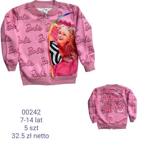 Bluza dziewczęca 00242 1 kolor 7-14 (Towar Tureckie) 1
