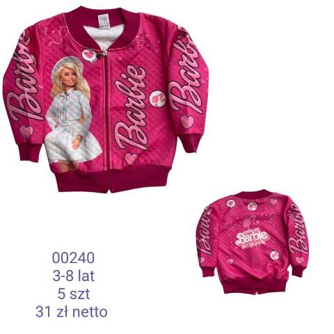 Bluza dziewczęca 00240 1 kolor 3-8 (Towar Tureckie) 1