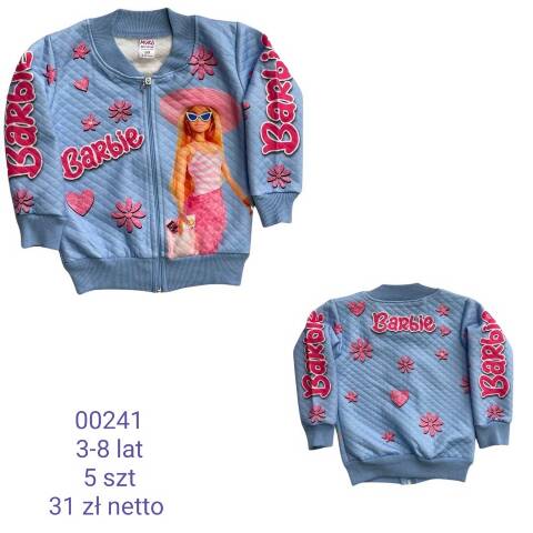 Bluza dziewczęca 00241 1 kolor 3-8 (Towar Tureckie) 1