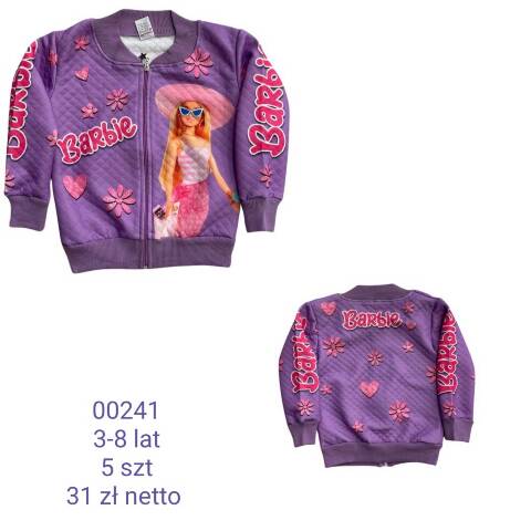 Bluza dziewczęca 00241 1 kolor 3-8 (Towar Tureckie) 1
