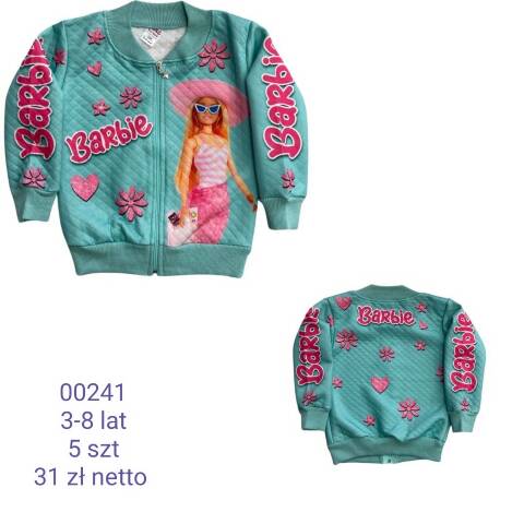 Bluza dziewczęca 00241 1 kolor 3-8 (Towar Tureckie)