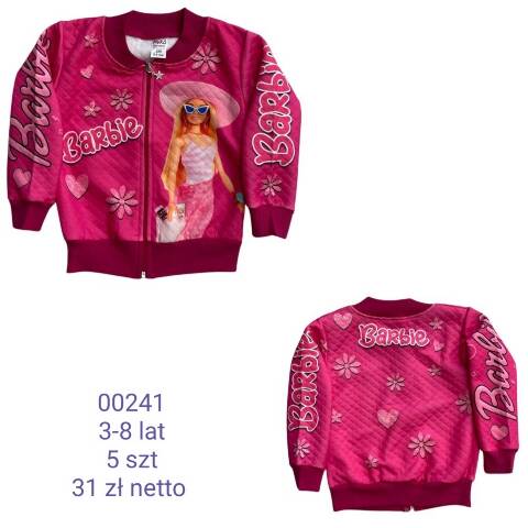Bluza dziewczęca 00241 1 kolor 3-8 (Towar Tureckie)
