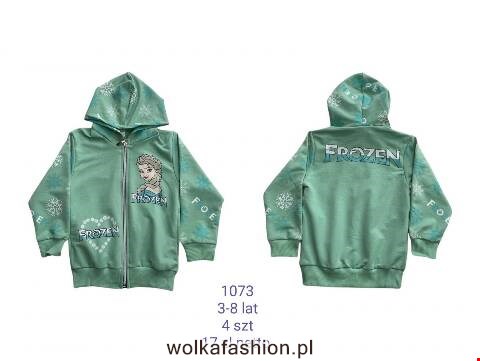 Bluza dziewczęca 1073 1 kolor 3-8 (Towar Tureckie)