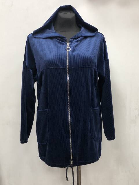 Bluza welurowa damskie 1181 1 kolor L-4XL (Towar Polskie)