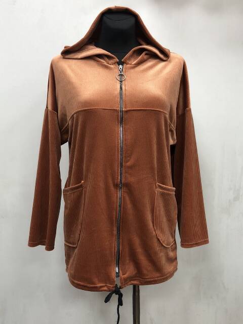 Bluza welurowa damskie 1182 1 kolor L-4XL (Towar Polskie) 1