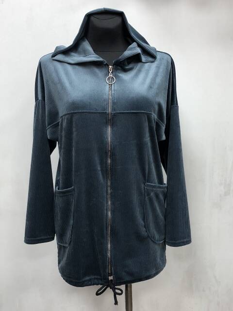 Bluza welurowa damskie 1183 1 kolor L-4XL (Towar Polskie) 1