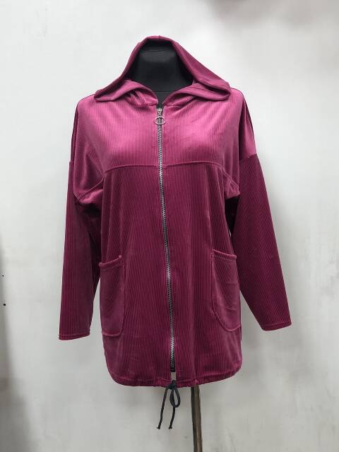 Bluza welurowa damskie 1187 1 kolor L-4XL (Towar Polskie) 1