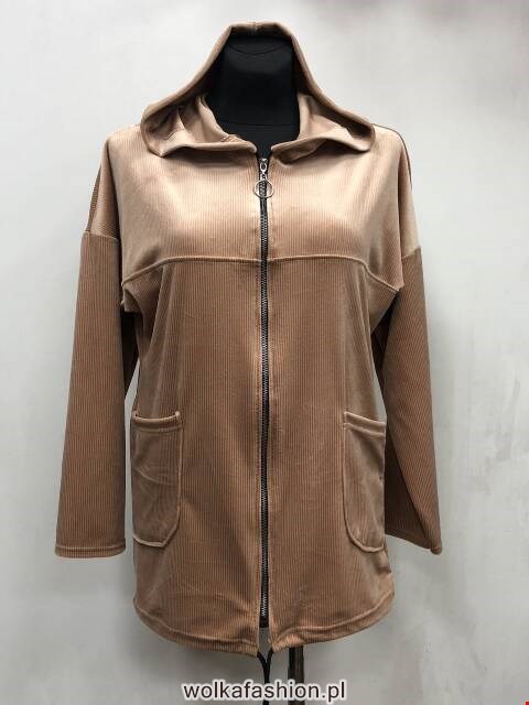 Bluza welurowa damskie 1189 1 kolor L-4XL (Towar Polskie)