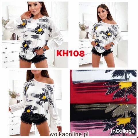 Bluzka damskie KH108 Mix kolor L-2XL