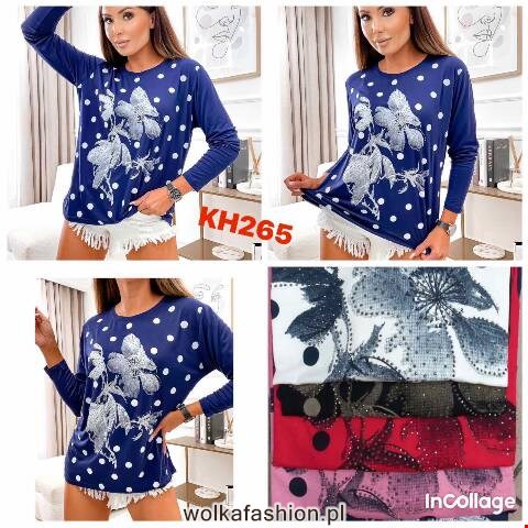 Bluzka damskie KH265 Mix kolor L-2XL