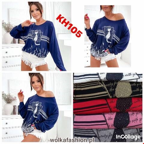 Bluzka damskie KH105 Mix kolor L-2XL 1