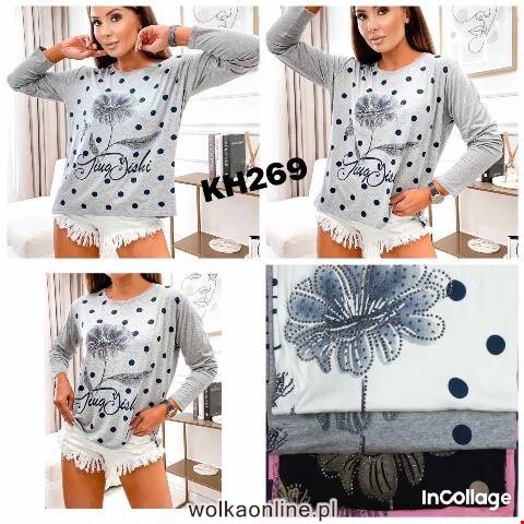 Bluzka damskie KH269 Mix kolor L-2XL